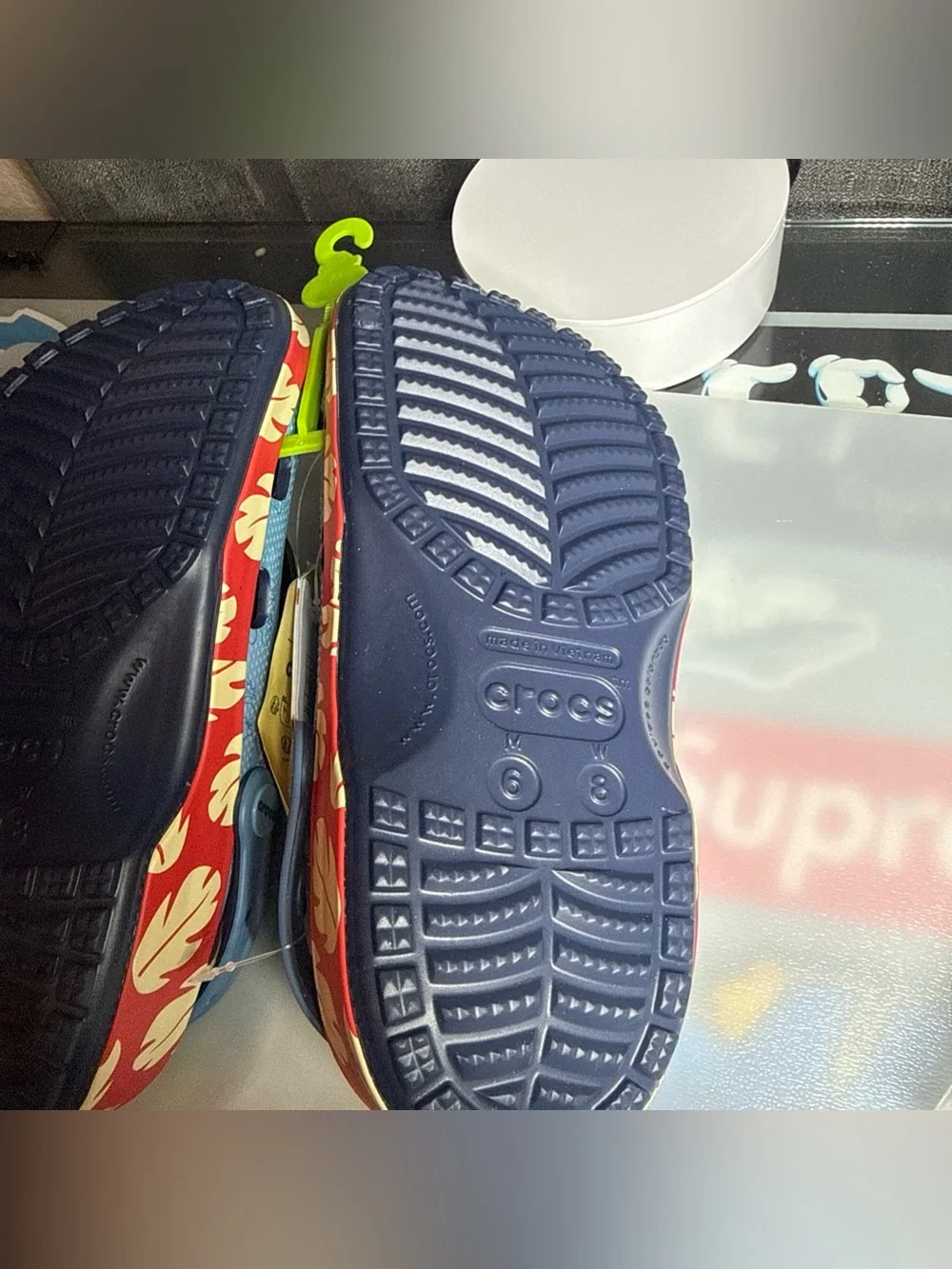 Crocs Disney Lilo & Stitch Classic Clog Multi Size Blue Sandals 213006-90H NEW